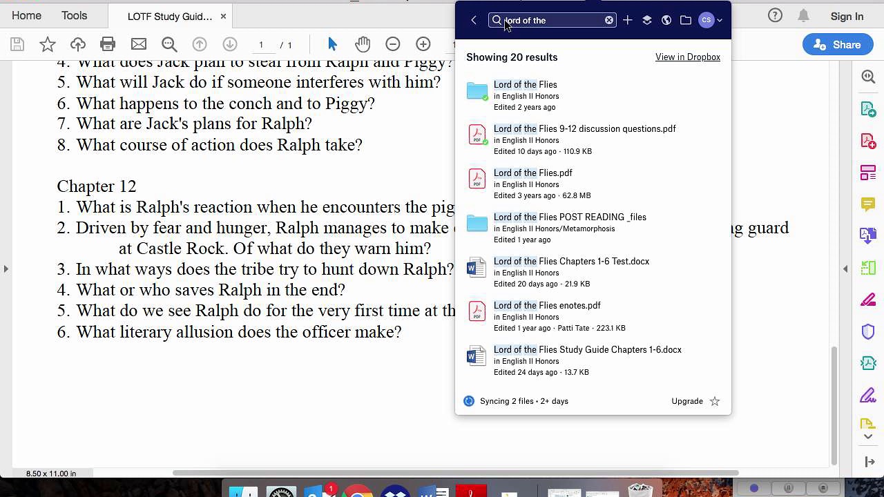 LOTF Chapter 12 Study Guide Review - YouTube