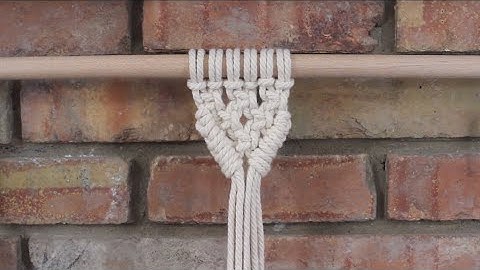 Macrame Hack: How to Hide Cords!
