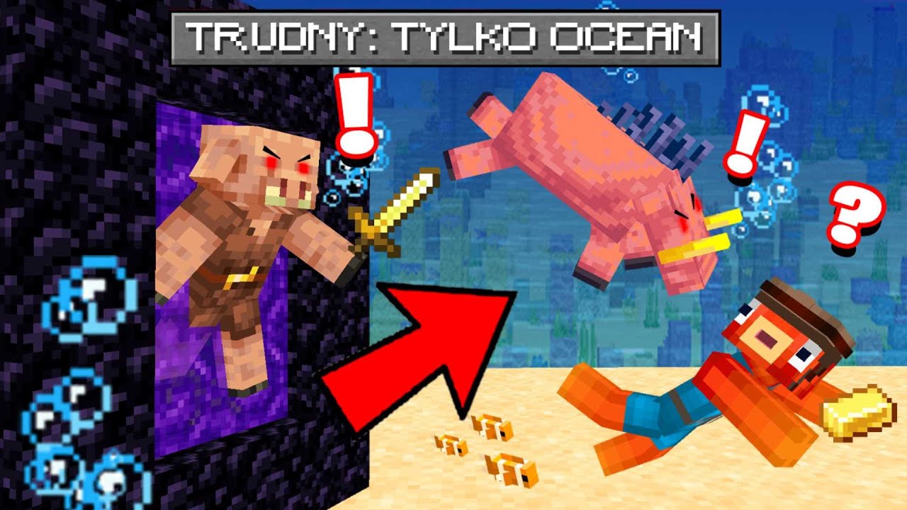 UKRADŁEM ich ZŁOTO żeby ZROBIĆ najlepszą BROŃ w GRZE! ( #6 tylko Ocean! )