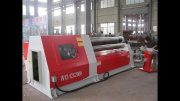 W12-12x2000 4 roller Plate Roll Bending Machine For Sale - Artizono