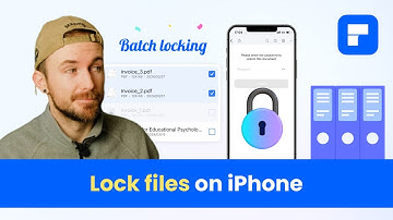 Lock PDF File with Password on iPhone