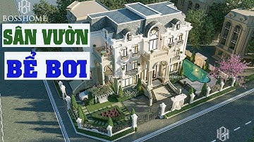 Thiết Kế Biệt Thự Quảng Ninh Với SÂN VƯỜN BỂ BƠI Xanh Mát