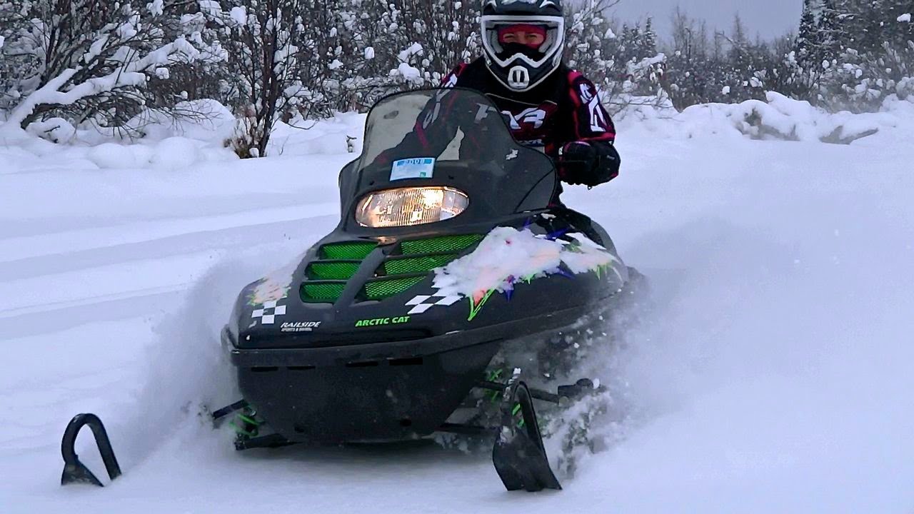 Arctic Cat ZRT 600 & ZL 440 - Out For A Ride - YouTube