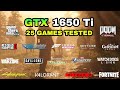 GTX 1650 Ti + Ryzen 5 4600H - Test in 25 Games in 2021