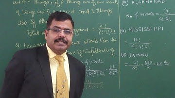 PERMUTATION PART-03 FOR CLASS XI , XII & IIT-JEE  By ARBIND SINGH