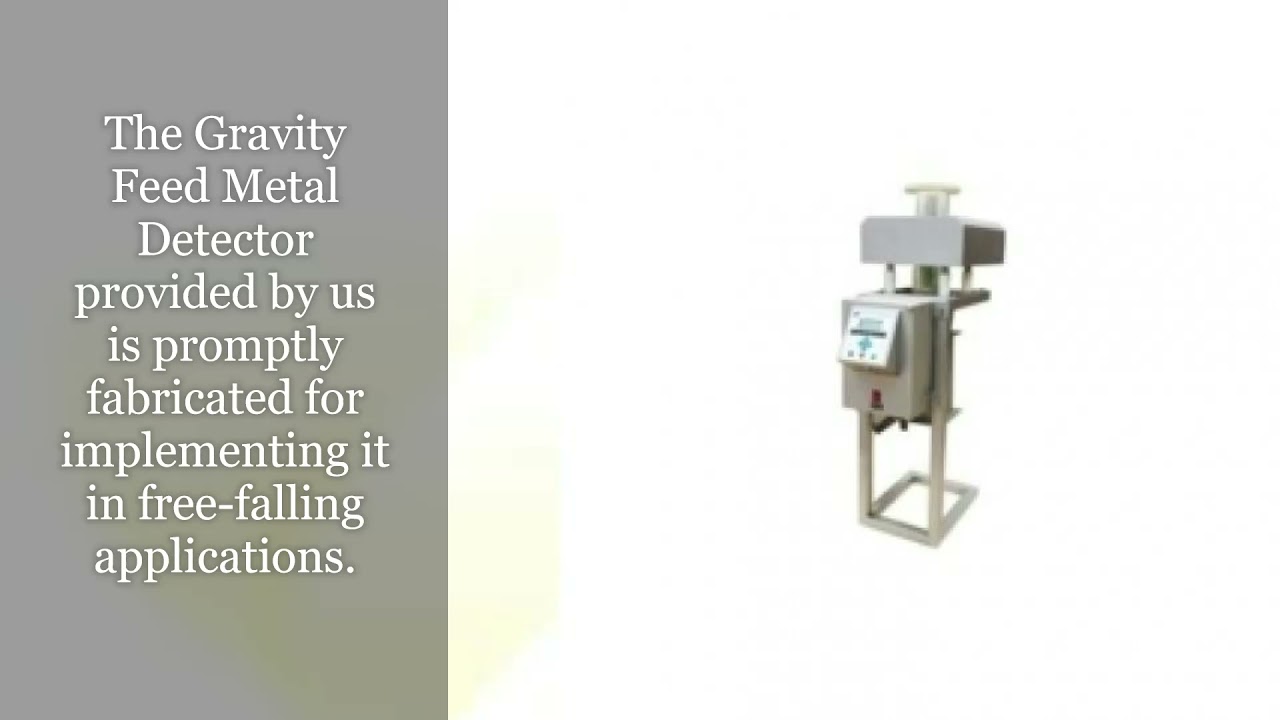 What is Gravity Feed Metal Detector