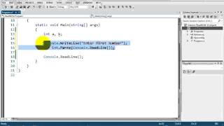 Read and Write Integers C# - Exercise