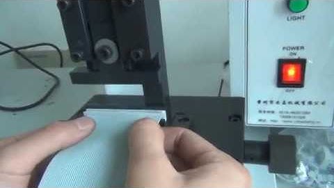 flat wire connectors, idc crimping machine