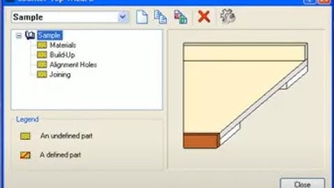 How to build Counter Top In CV?