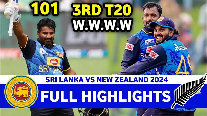 Sri Lanka Vs New Zealand 3rd T20 Match Full Highlights 2024 | SL VS NZ
