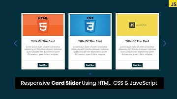🚀Create Responsive Card Slider Using HTML CSS & JavaScript | Make Card Slider With SwiperJS | Hindi