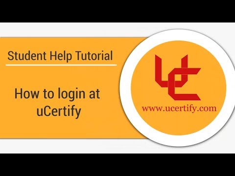 uCertify LEARN | Student Area- How to login at uCertify