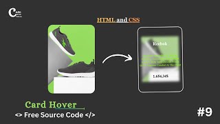 How To Create Card Hover Usign Html And Css
