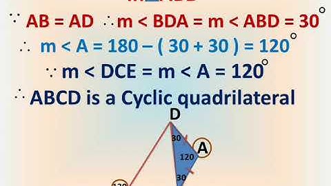 prep 3 geometry second term Unit 5 lesson 5 properties of cyclic quadrilateral 2