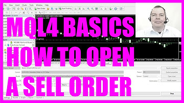 MQL4 TUTORIAL BASICS - 13 HOW TO OPEN A SIMPLE SELL TRADE