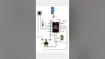 Mastering Time: Unleashing the 555 Timer IC in a Time Delay Relay Circuit! ⏱️🔧 #ShortsMagic
