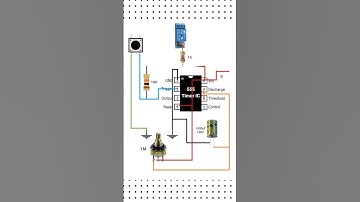 Mastering Time: Unleashing the 555 Timer IC in a Time Delay Relay Circuit! ⏱️🔧 #ShortsMagic