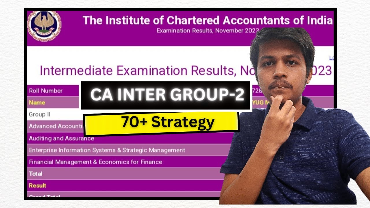 How to clear CA Inter in first attempt | Strategy to clear CA Inter ...