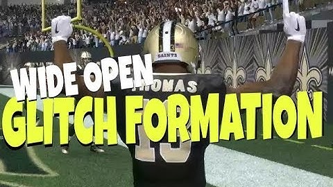 INSTANT OPEN GLITCH FORMATION! OPEN BY 10 YARDS OWNS MAN BLITZ DEFENSE MADDEN 18 MONEY PLAY