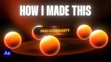 How I made this Advanced 3D Animation in After Effects | Animation Breakdown