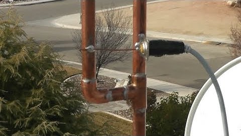 J-Pole Antenna Test & Demo (KB9VBR made this) [HD]