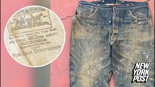 Levi's jeans from 1880s with racist slogan sold at auction for $76