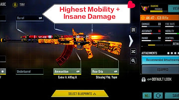 🔥 AK-47 2 Shot Kill Build | High Mobility + No Recoil | Best AK Loadout 2025 #callofduty #youtube 