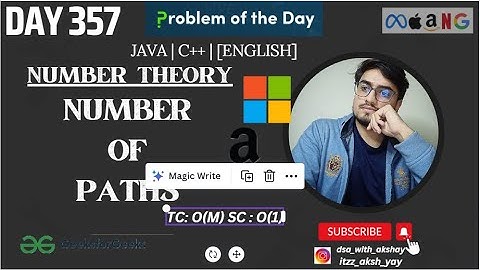 Number of paths - nCr | D-357