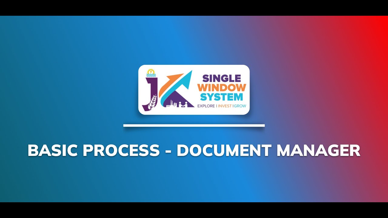 Basic Process- My Document Manager - YouTube