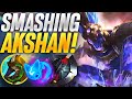 Rank 1 Nasus SMASHES Akshan Mid in High elo | Carnarius | League of Legends