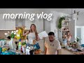Morning vlog | Spesa sana, menù settimanale proteico, shopping casa e inizio makeover giardino 🪴