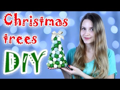 DIY Новогодние елки своими руками, декор комнаты // Christmas trees