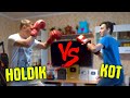 БРАВЛЕР КОТЯ VS HOLDIK!!! БОЙ БОМЖА И АЛКАША😂