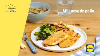 Milanesa de pollo con patatas y brócoli | Lidl España