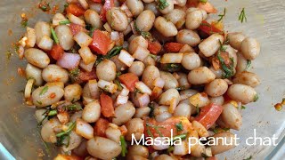 Masala peanut chat | Masala palli chat recipe in telugu |