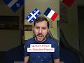 Quebec French vs. Standard French! #French #Quebec #Languages #linguistics
