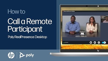 RealPresence Desktop: How to call a remote participant by dialling the video extension | HP Support