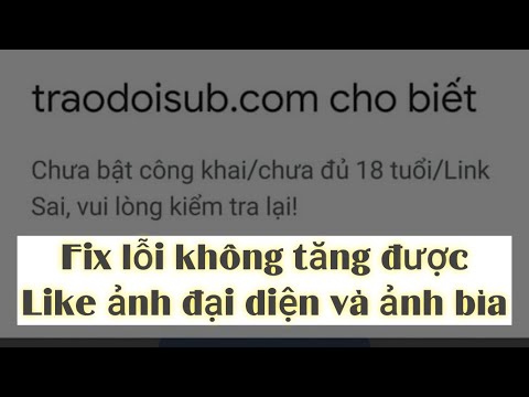 Hướng dẫn fix lỗi không tăng được like ảnh đại diện và ảnh bìa Facebook – Thầy Tin Vlog