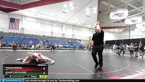 195 Lbs Semifinal - Tyson Martin, WI Vs Kourtlan O...