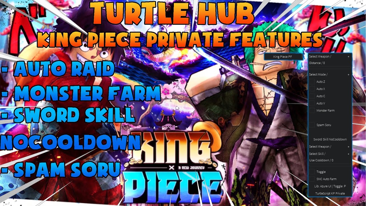 Roblox King Piece Hack/Script AUTO RAID, MONSTER FARM, SPAM SORU AND MORE!!! (3.5$)