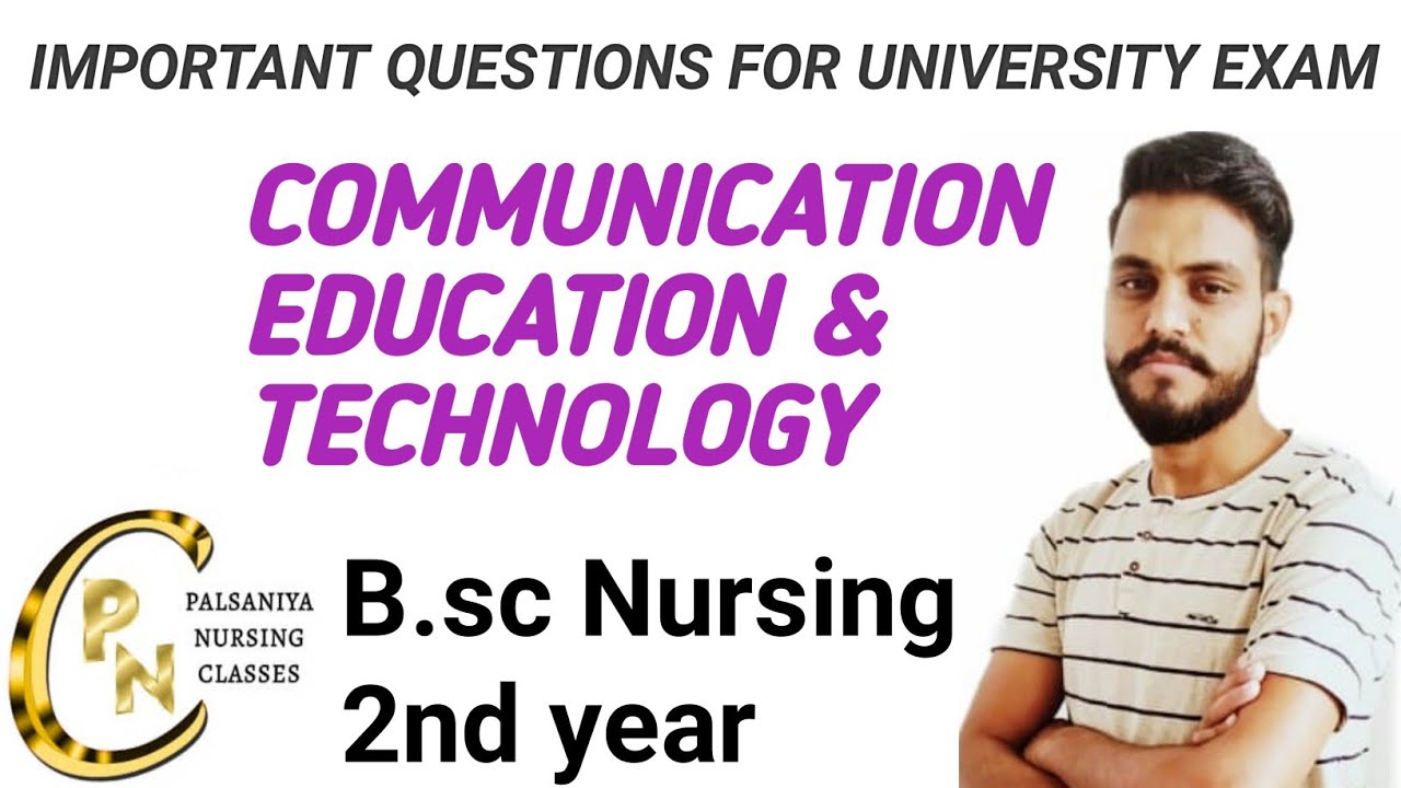 CET important questions Bsc nursing 2nd year|communication education ...