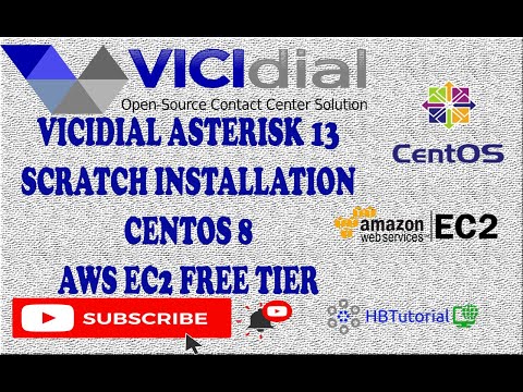Vicidial Scratch Installation Centos 8 Asterisk 13|#vicidial |#HBTutorial