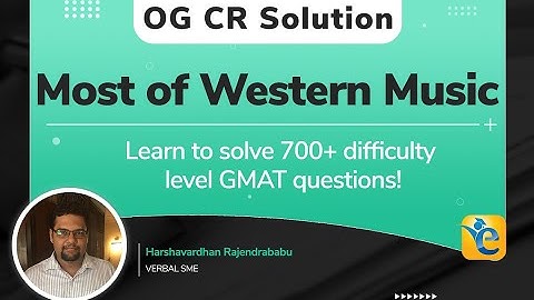 "Most of Western Music" OG Solution | Use logic to crack 700-level Boldface CR OG questions