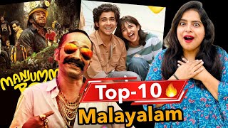 Top 10 Malayalam Movies - Aavesham Manjummel Boys Premalu Deeksha Sharma