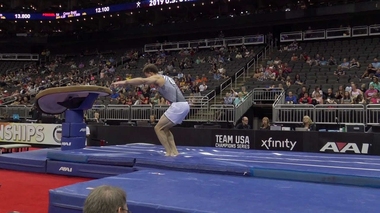 Adam Wooten - Vault – 2019 U.S. Gymnastics Championships – Junior Men Day 2