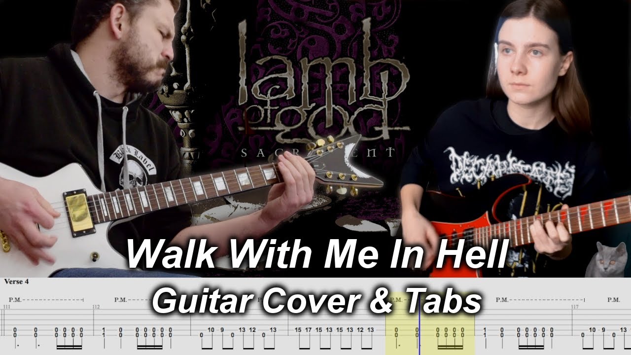 Walk With Me In Hell" Sheet Music by Lamb Of God for Guitar