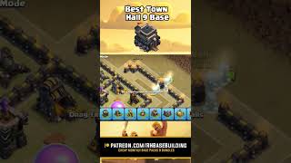 Best Townhall 9 TEASER Base in Clash of Clans #shorts #clashofclans #coc #clash #clashofclansbases