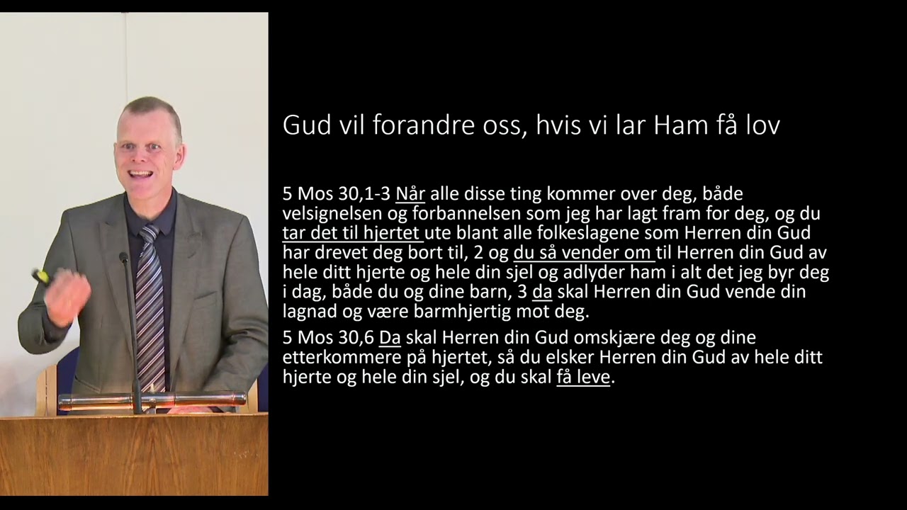 Vend om ! Gudstjeneste i Strømmen Adventistkirke 29 06 2024 Ved Tommy Berglund