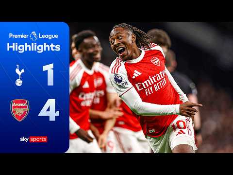 Eze and Gyokeres brace in CRUCIAL derby win! 🔴 | Spurs 1-4 Arsenal | Premier League Highlights