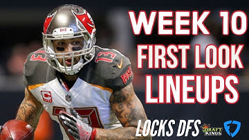 NFL Week 10 first look lineup strategy, build for DraftKings and FanDuel — Locks DFS Podcast